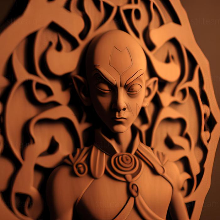 3D model st Avatar Aang (STL)